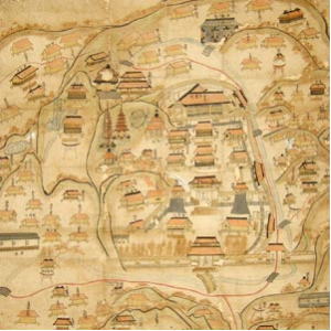 鎌倉の極楽寺の古絵図