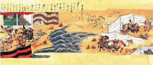 富士川の戦いの図
